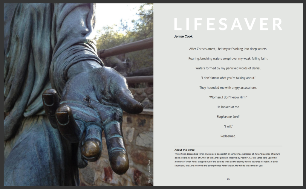 image of poem Lifesaver by JeniseCook.com published in Lost Pen Magazine