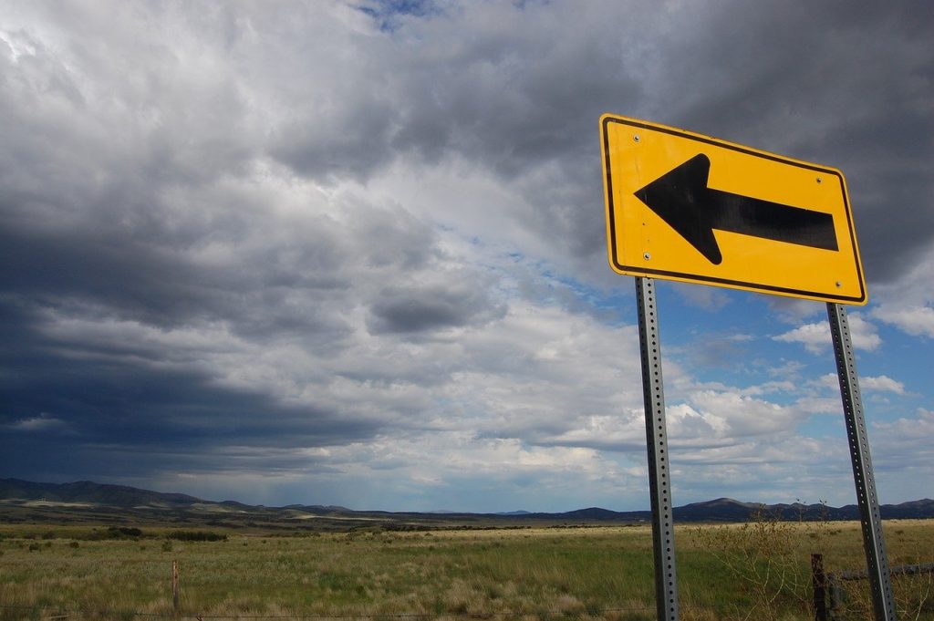 Prescott Valley Arizona Road Sign and Storm original photo by Jenise Cook